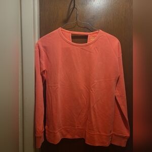 Lilly Pulitzer Biscaya Pullover Top Cayenne Coral, Luxletic, Size S, Pre-owned
